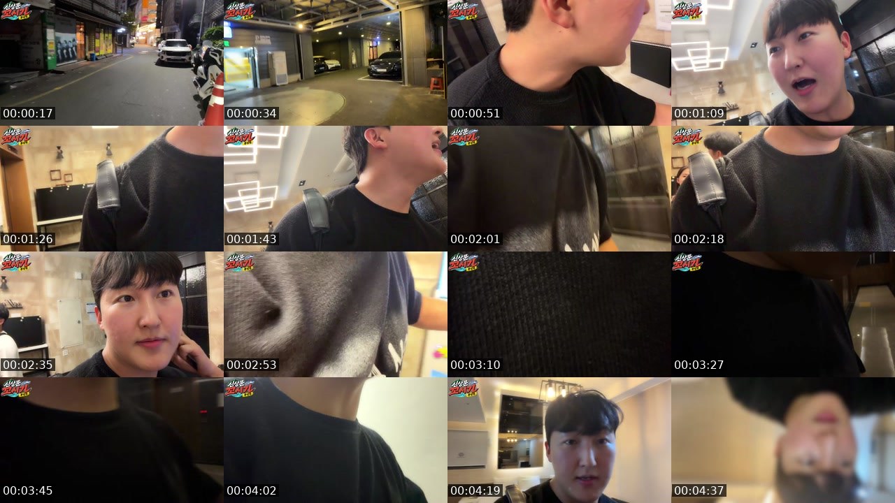 Contact-sheet preview of 빵훈이's SOOP Live recording