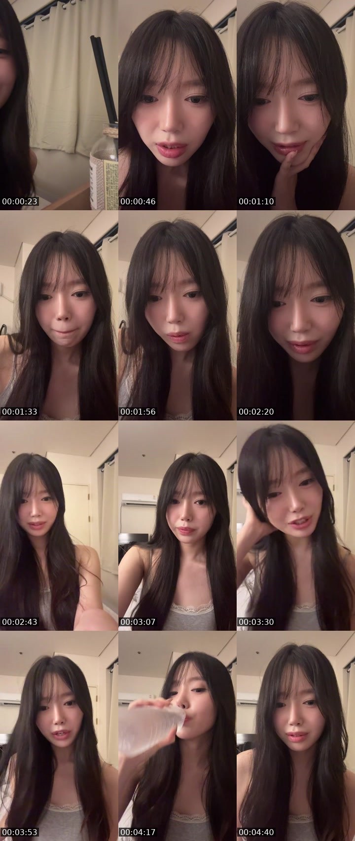 Contact-sheet preview of 권민아_01's SOOP Live recording