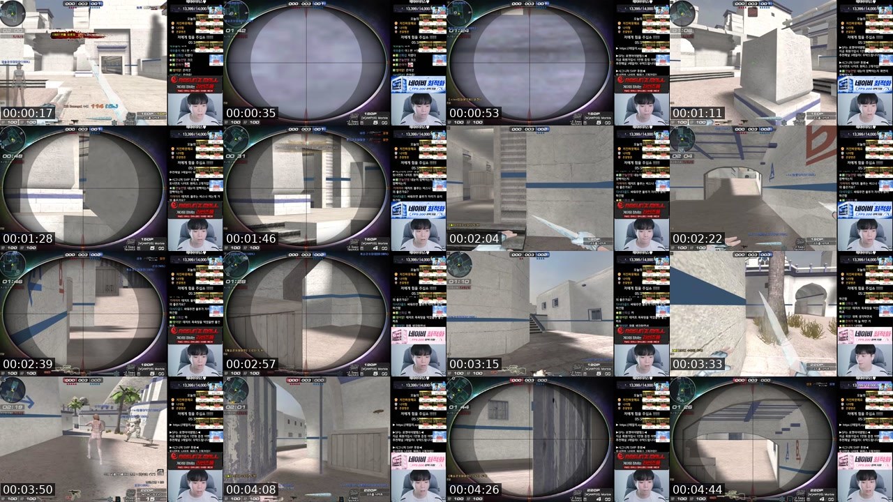 Contact-sheet preview of ReileyT^T's SOOP Live recording