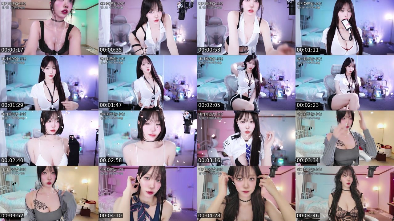 Contact-sheet preview of 겨우디_'s SOOP Live recording