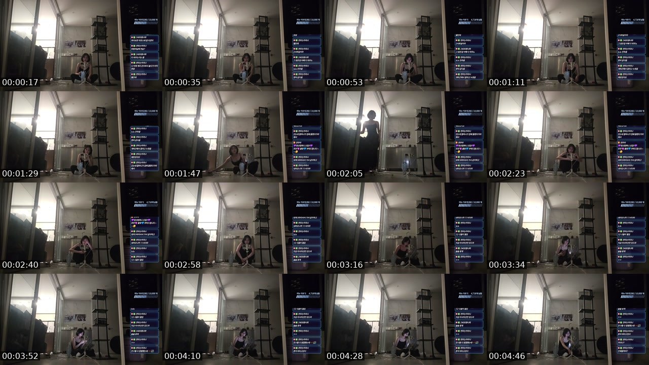 Contact-sheet preview of 연우야♥'s SOOP Live recording