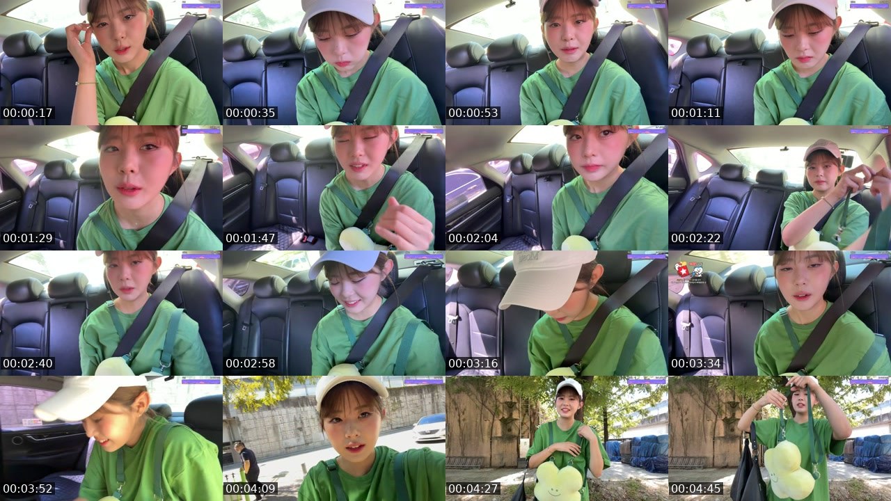 Contact-sheet preview of ★전샛별★'s SOOP Live recording