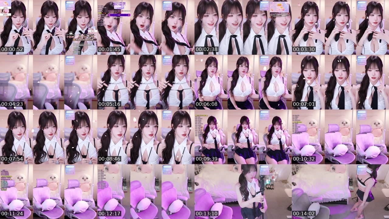 Contact-sheet preview of 겨우디_'s SOOP Live recording