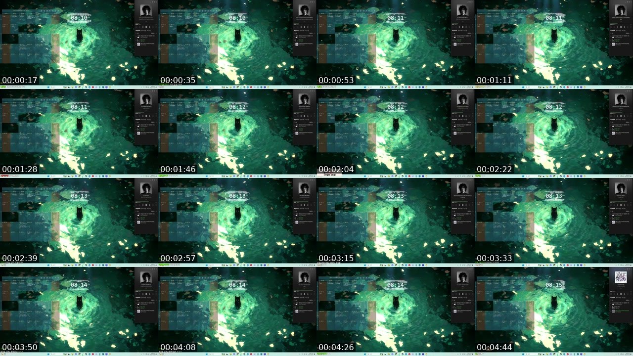 Contact-sheet preview of 타요~'s SOOP Live recording