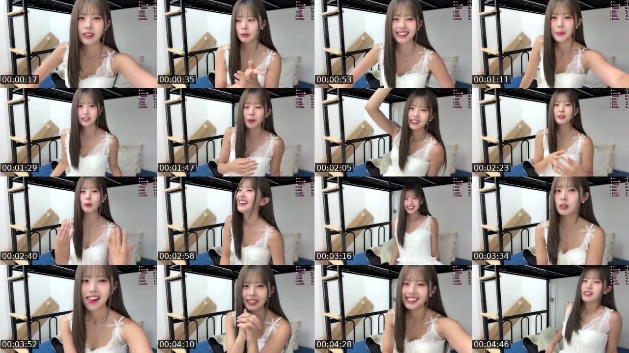 Contact-sheet preview of ★전샛별★'s SOOP Live recording