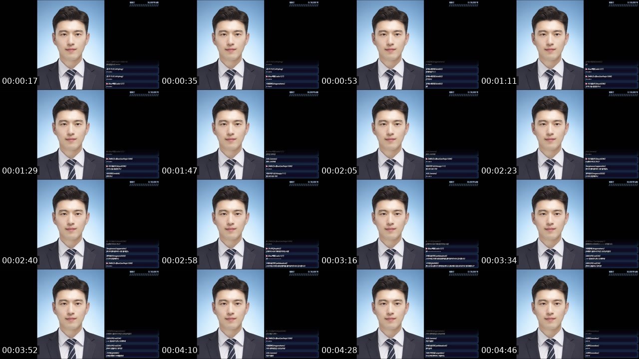Contact-sheet preview of [비제이]병하's SOOP Live recording