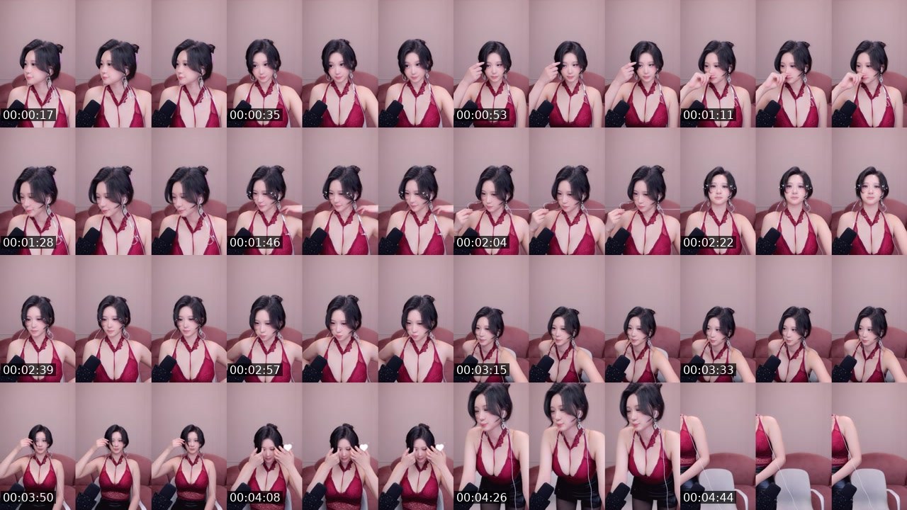 Contact-sheet preview of 승아++'s SOOP Live recording