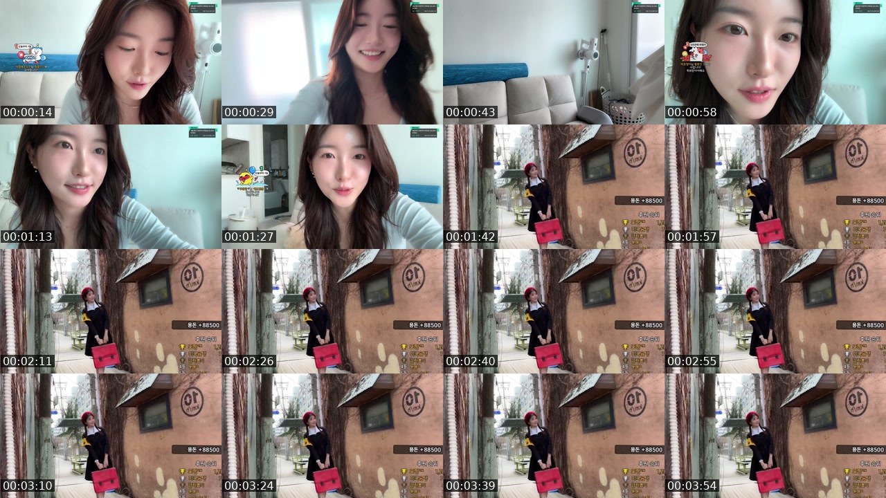 Contact-sheet preview of ♥소은's SOOP Live recording