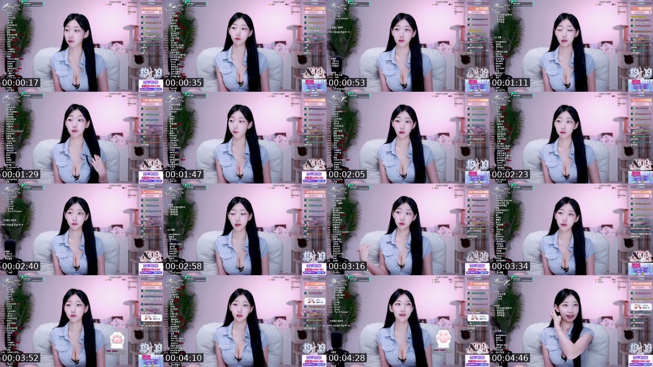 Contact-sheet preview of 이로♥'s SOOP Live recording