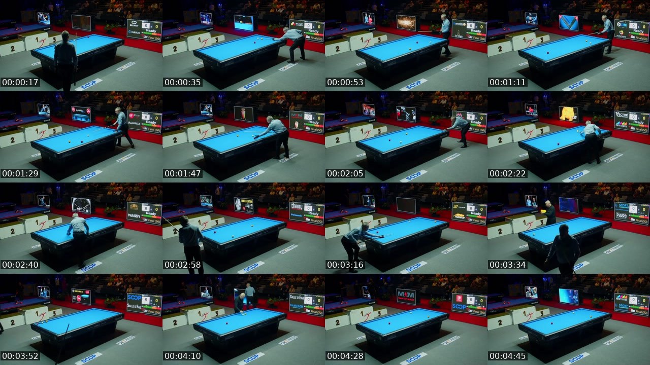 Contact-sheet preview of billiards9's SOOP Live recording