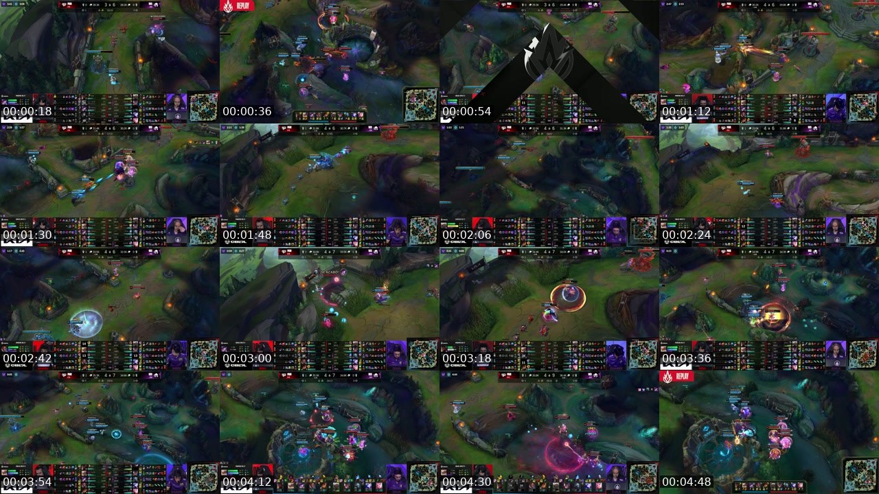 Contact-sheet preview of CBLOL_GLOBAL's SOOP Live recording