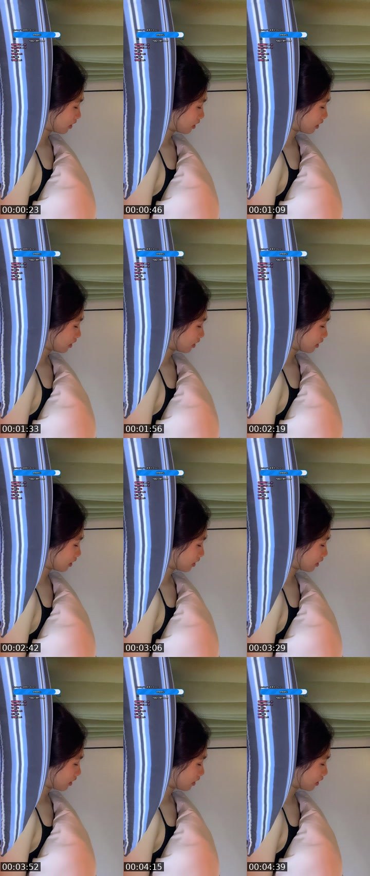 Contact-sheet preview of 쥬우유's SOOP Live recording