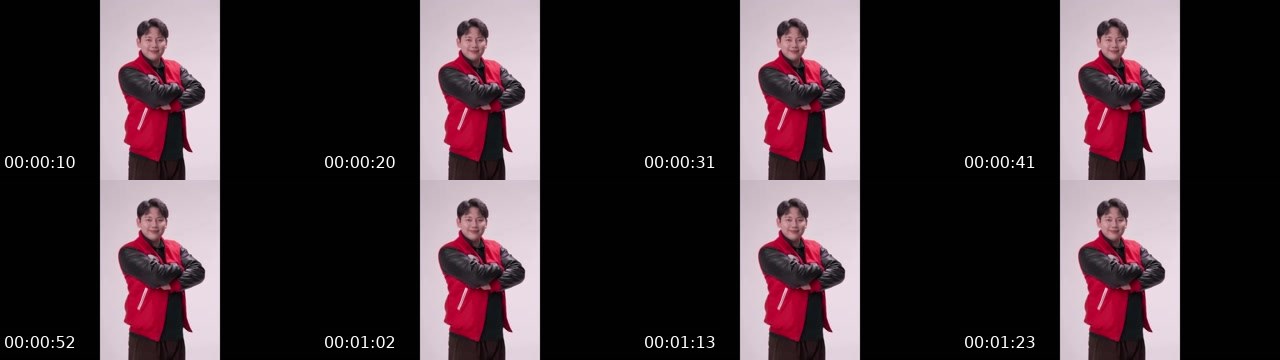 Contact-sheet preview of 정중만's SOOP Live recording