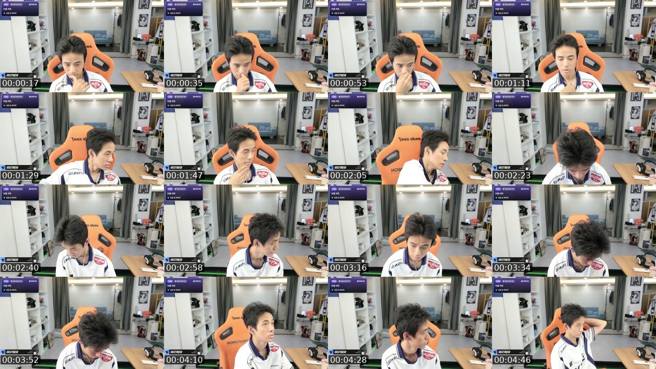 Contact-sheet preview of 꾸티뉴's SOOP Live recording