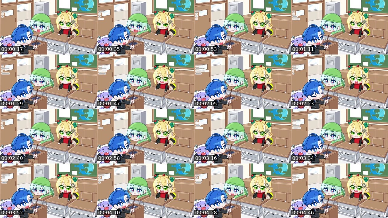 Contact-sheet preview of 양도끼's SOOP Live recording