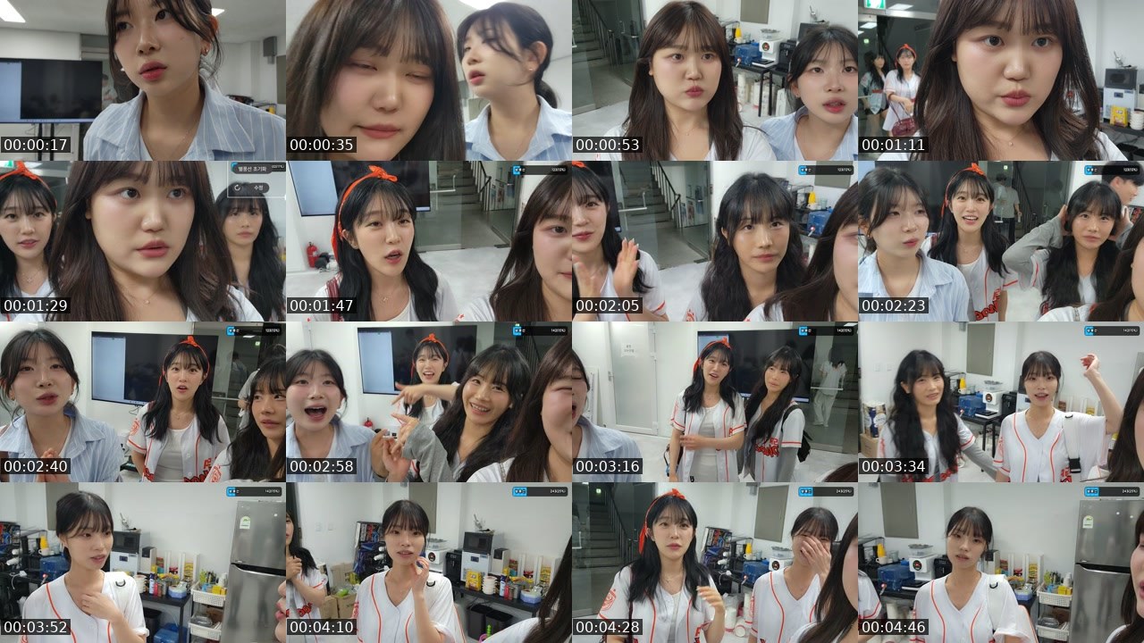 Contact-sheet preview of 아트유김병수's SOOP Live recording