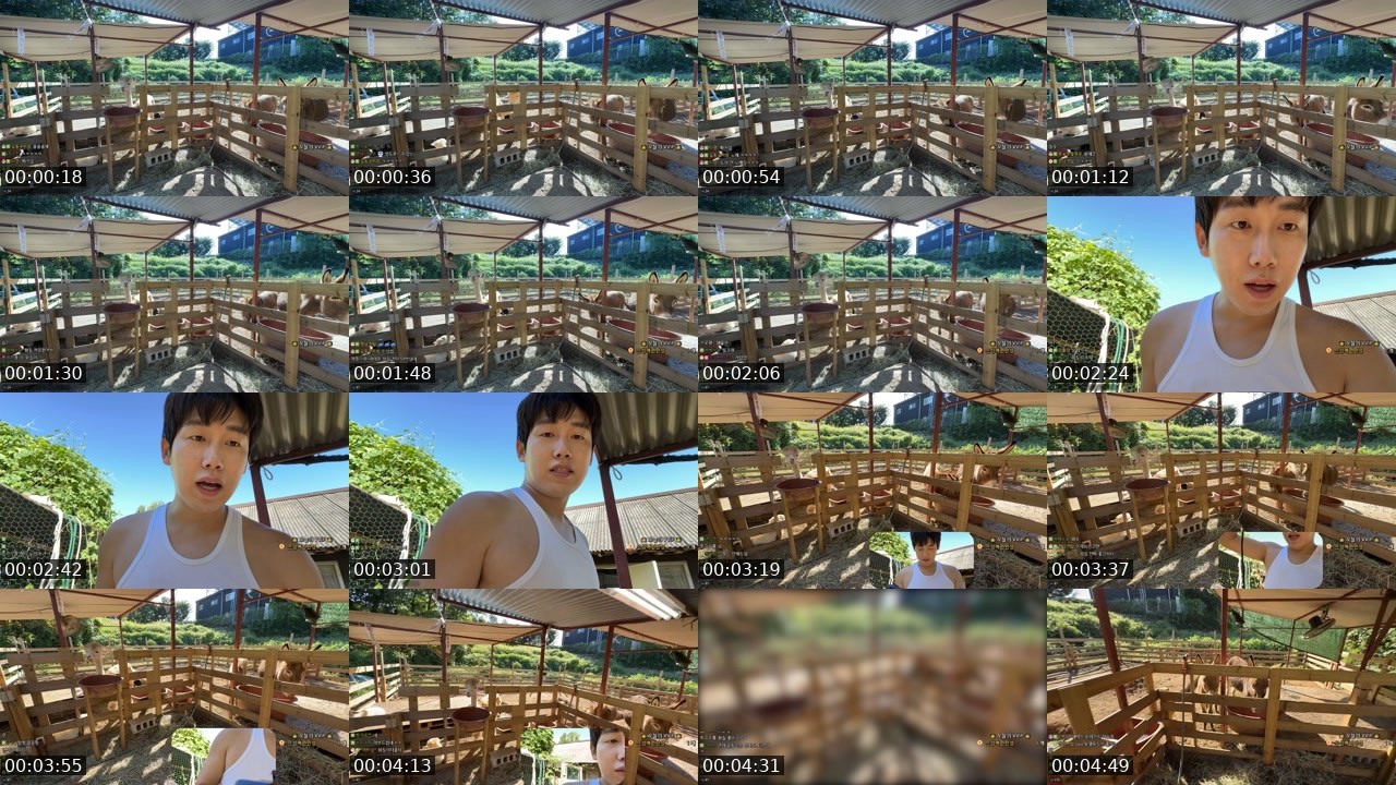 Contact-sheet preview of 길동92's SOOP Live recording