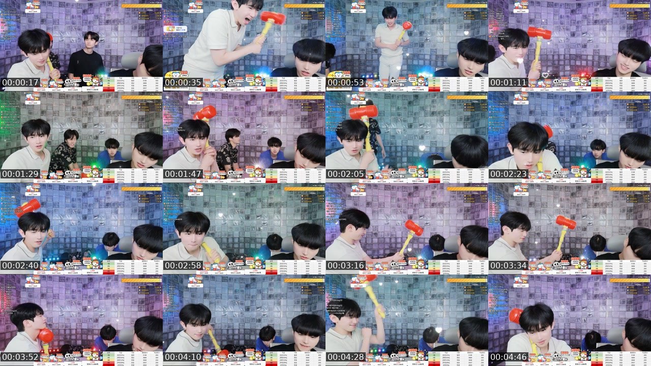 Contact-sheet preview of [왈왈]개상사's SOOP Live recording