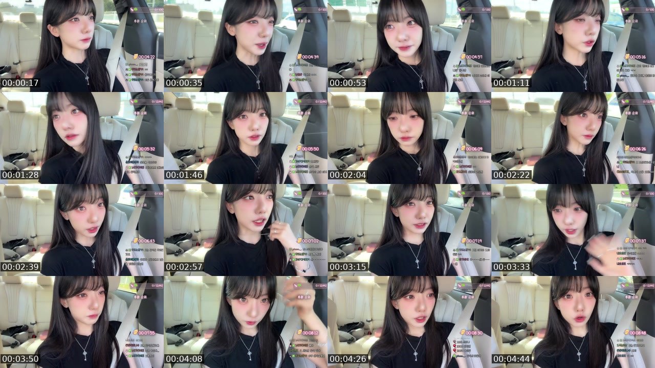 Contact-sheet preview of 낭니♥'s SOOP Live recording