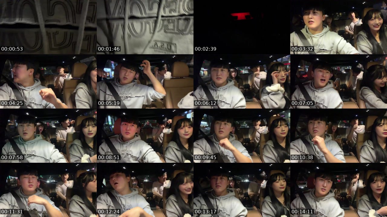 Contact-sheet preview of 빛나:♡'s SOOP Live recording