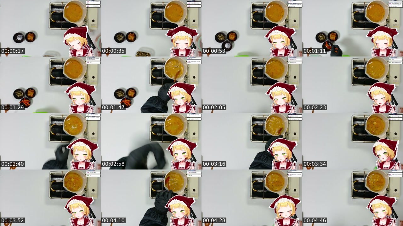 Contact-sheet preview of 클라비스's SOOP Live recording