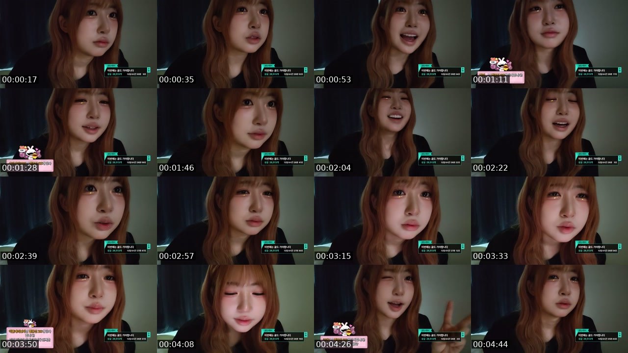 Contact-sheet preview of 조이온's SOOP Live recording