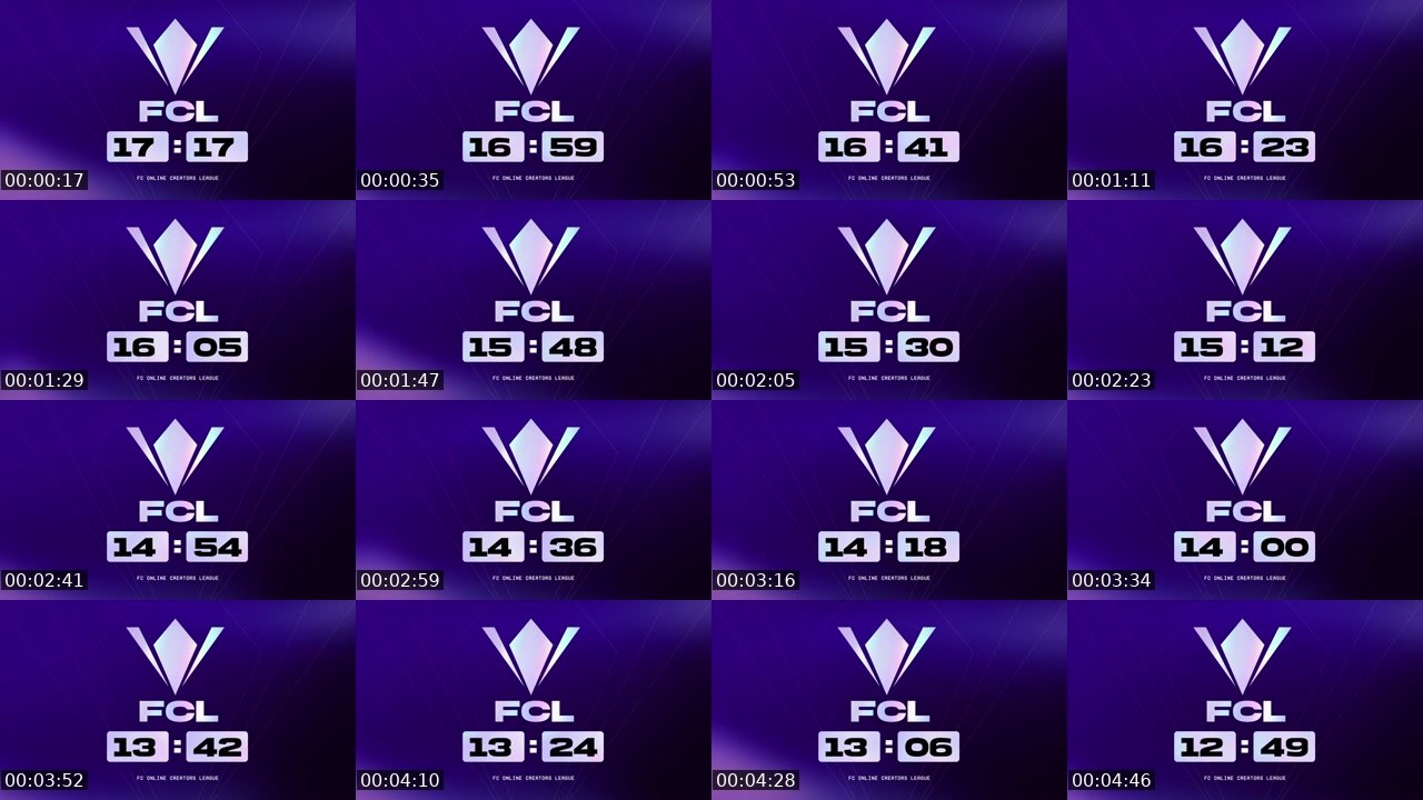 Contact-sheet preview of 봉준's SOOP Live recording