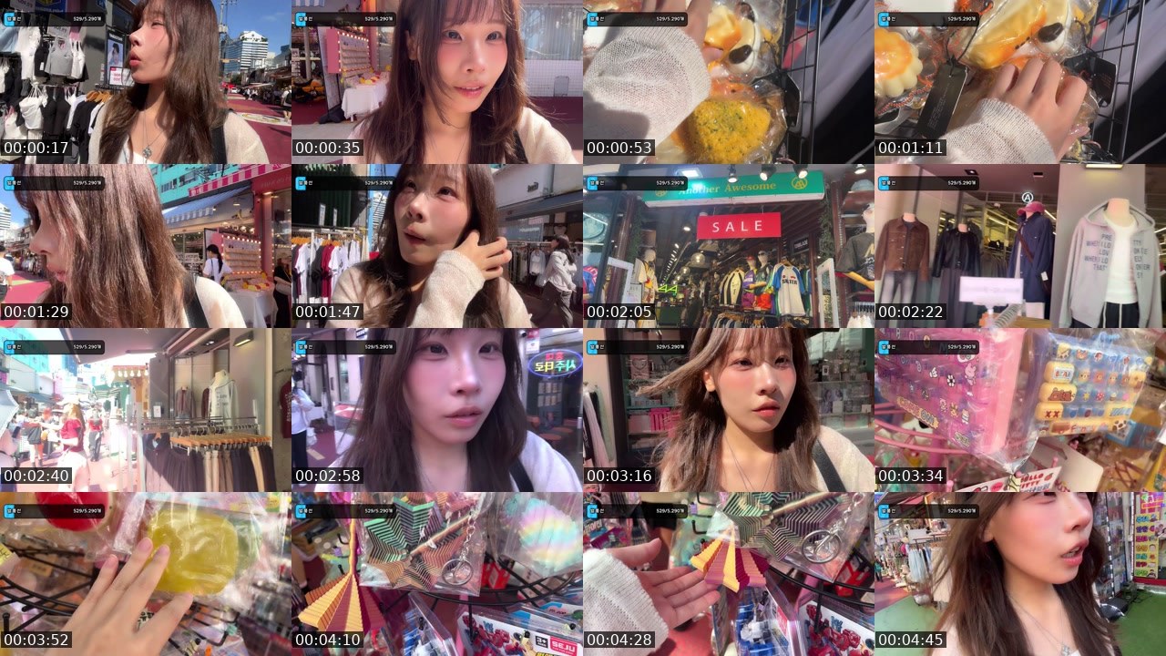 Contact-sheet preview of 오리꿍_'s SOOP Live recording