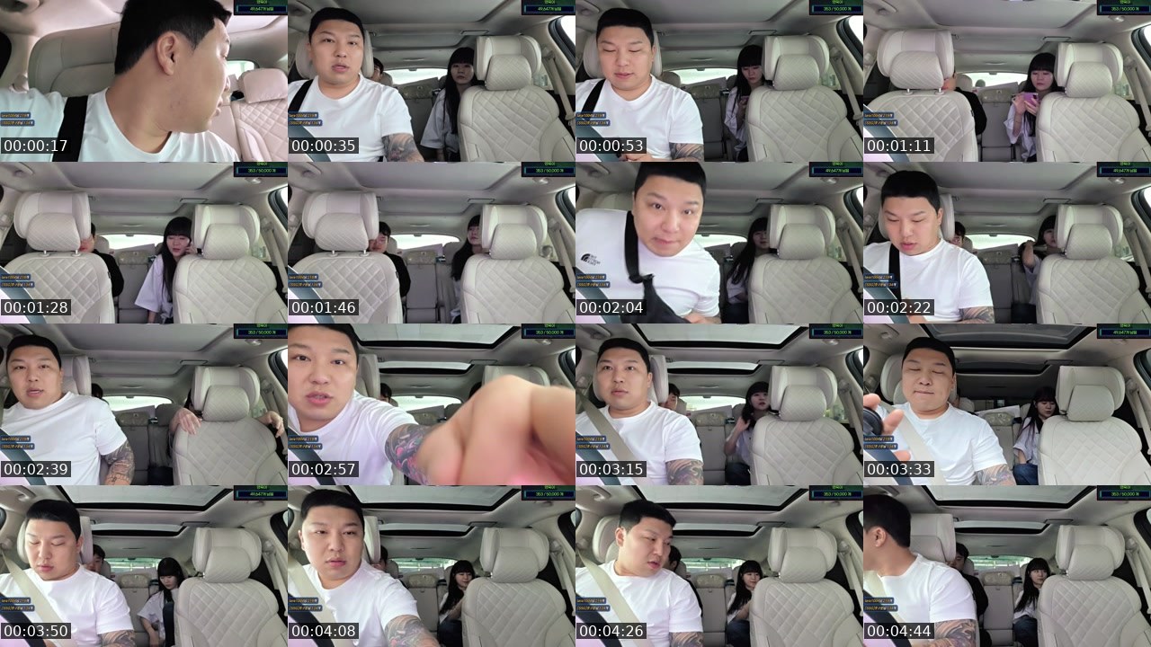 Contact-sheet preview of 설영욱z's SOOP Live recording