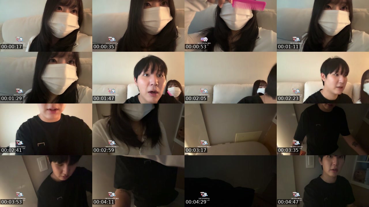 Contact-sheet preview of 린링's SOOP Live recording