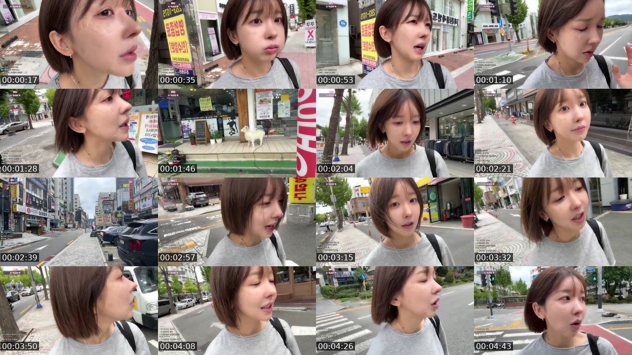 Contact-sheet preview of 향이+ㅁ+♥'s SOOP Live recording
