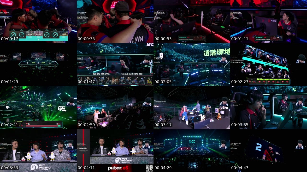Contact-sheet preview of 도현ツ's SOOP Live recording