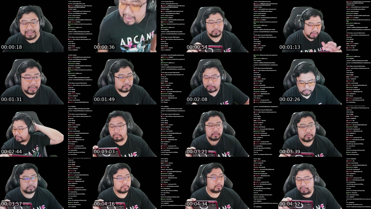 Contact-sheet preview of fifatargrean's SOOP Live recording