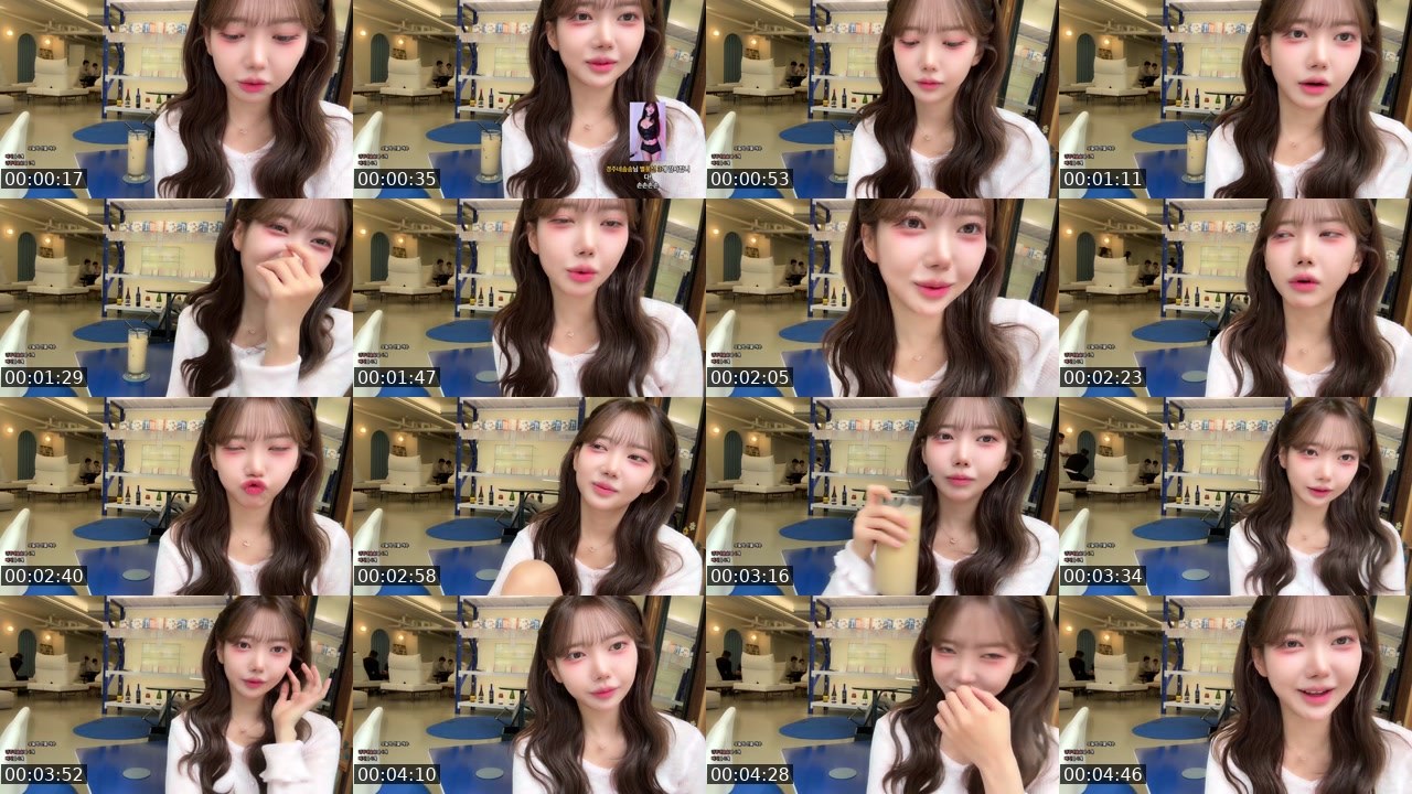 Contact-sheet preview of 먼지♡'s SOOP Live recording