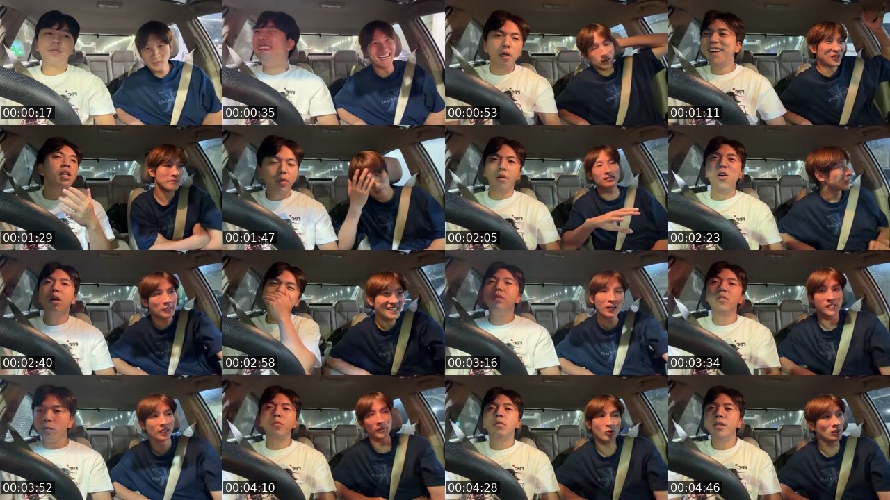 Contact-sheet preview of s시조새s's SOOP Live recording