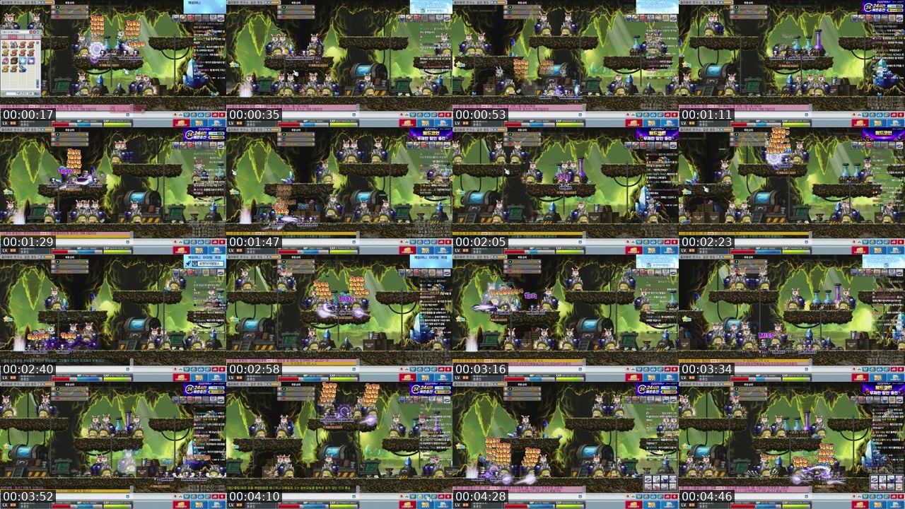 Contact-sheet preview of 대머리도적's SOOP Live recording