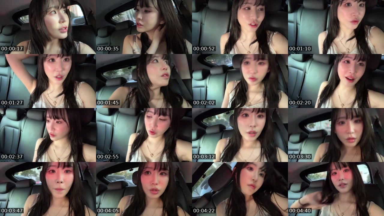 Contact-sheet preview of 하리미★ミ's SOOP Live recording