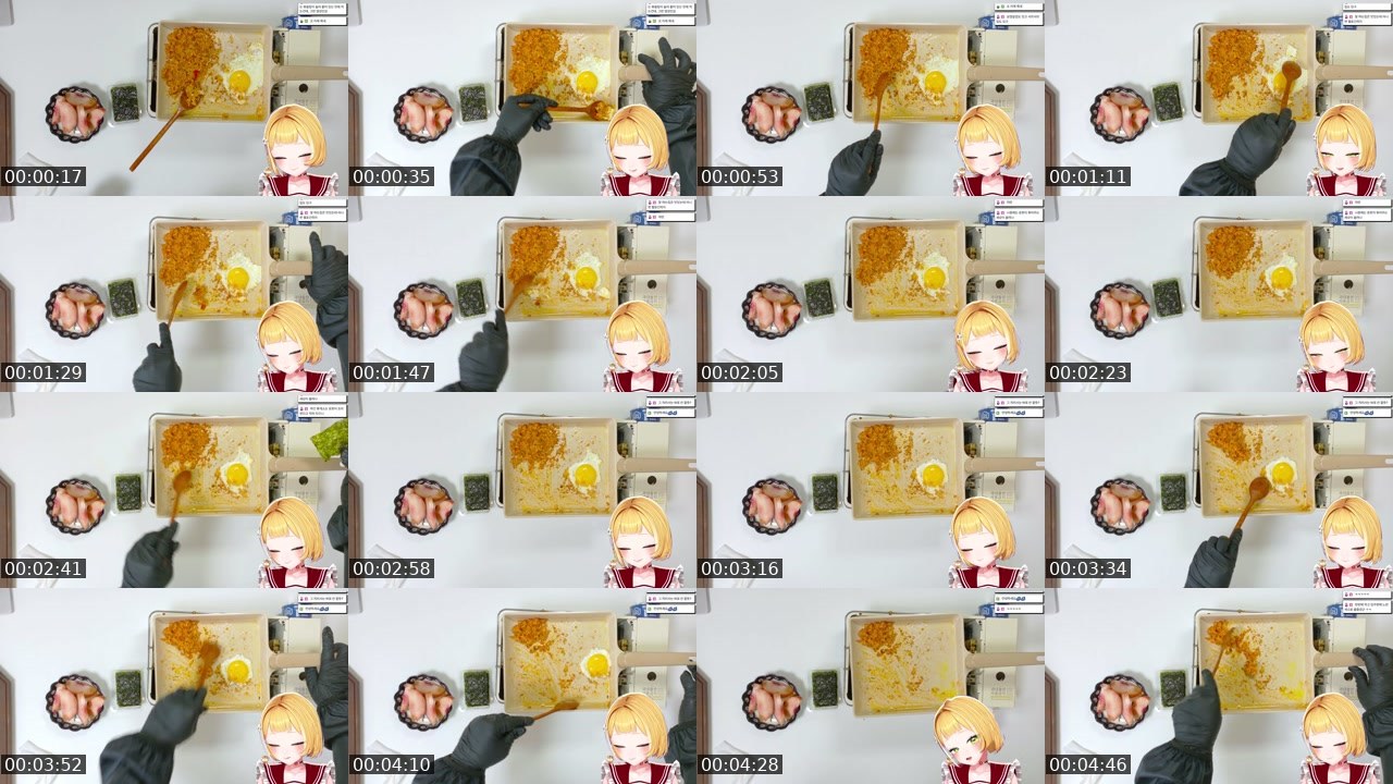 Contact-sheet preview of 클라비스's SOOP Live recording