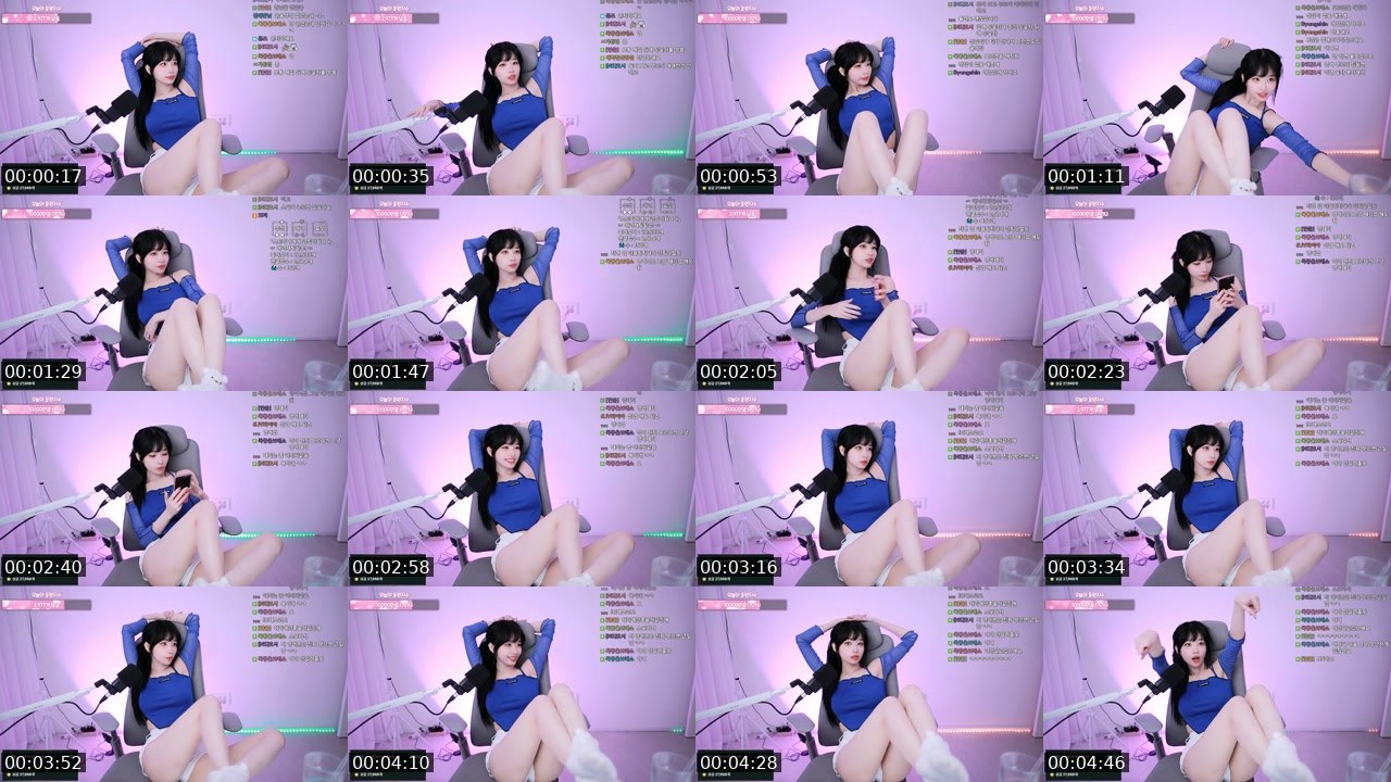 Contact-sheet preview of 아이밈.'s SOOP Live recording