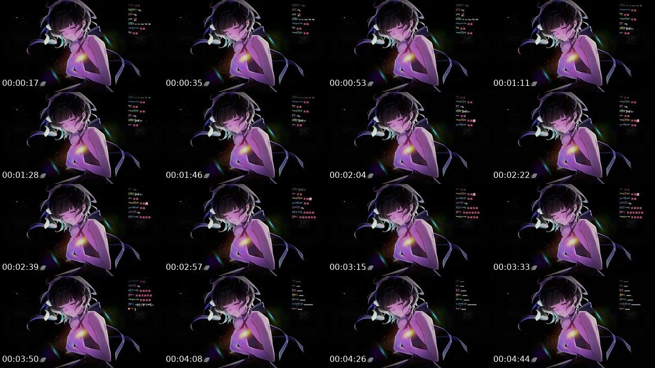 Contact-sheet preview of 키마's SOOP Live recording