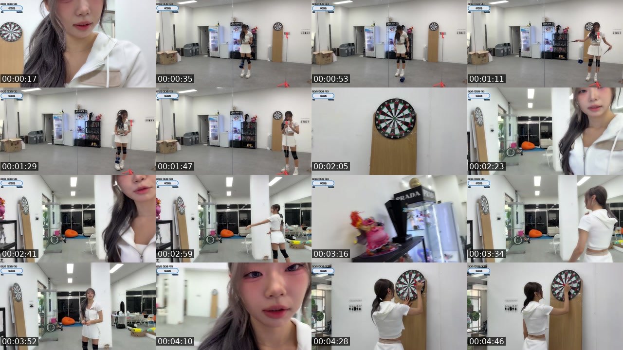 Contact-sheet preview of 하솜's SOOP Live recording