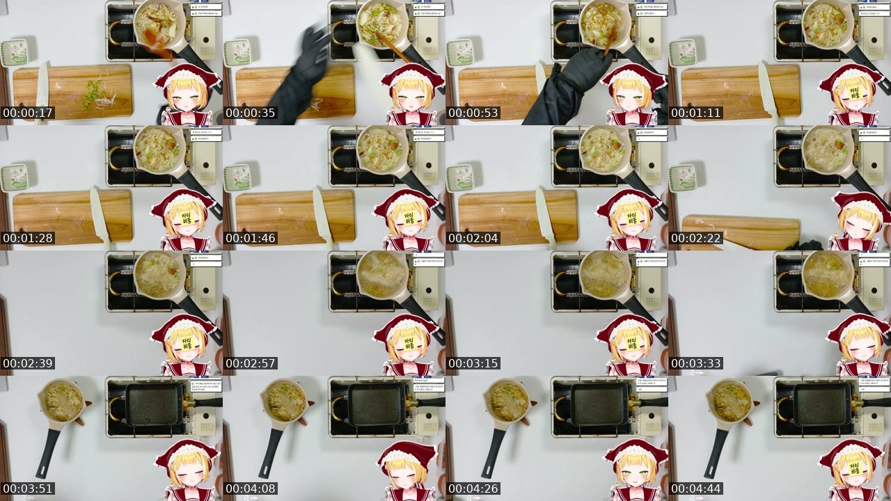Contact-sheet preview of 클라비스's SOOP Live recording