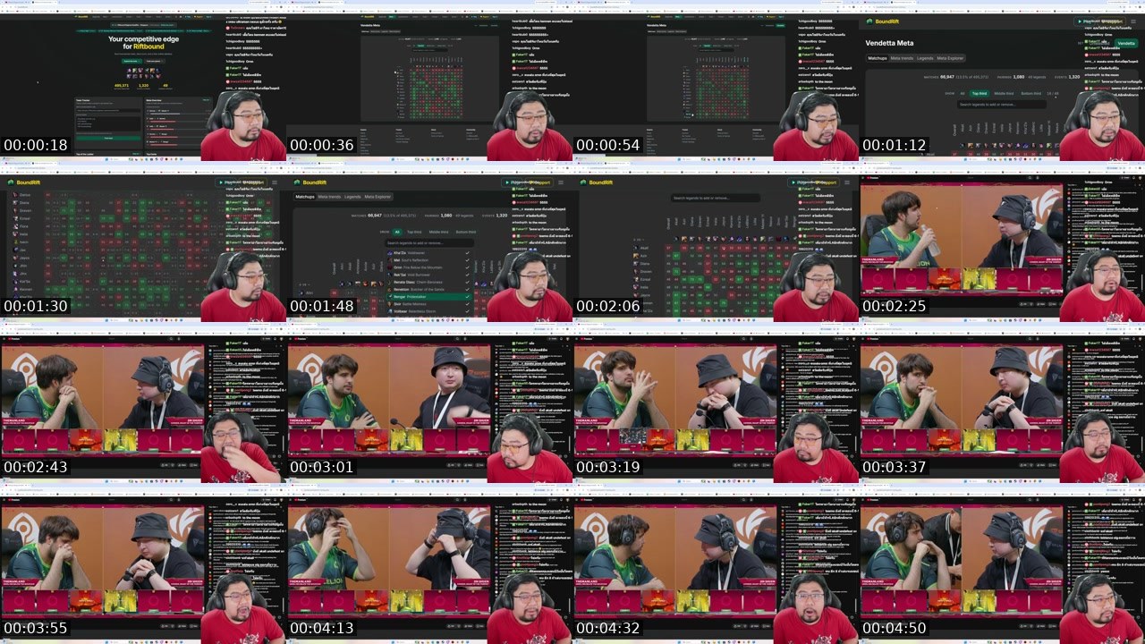 Contact-sheet preview of fifatargrean's SOOP Live recording