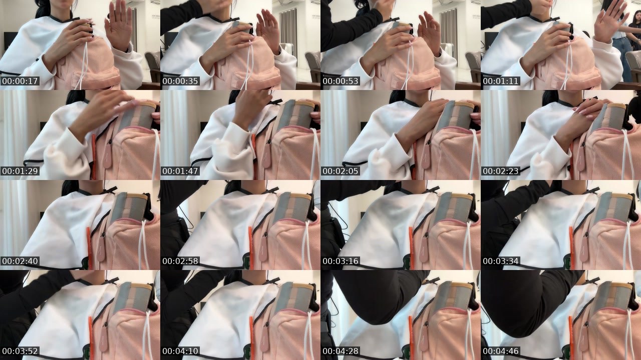 Contact-sheet preview of 윤콩♥'s SOOP Live recording