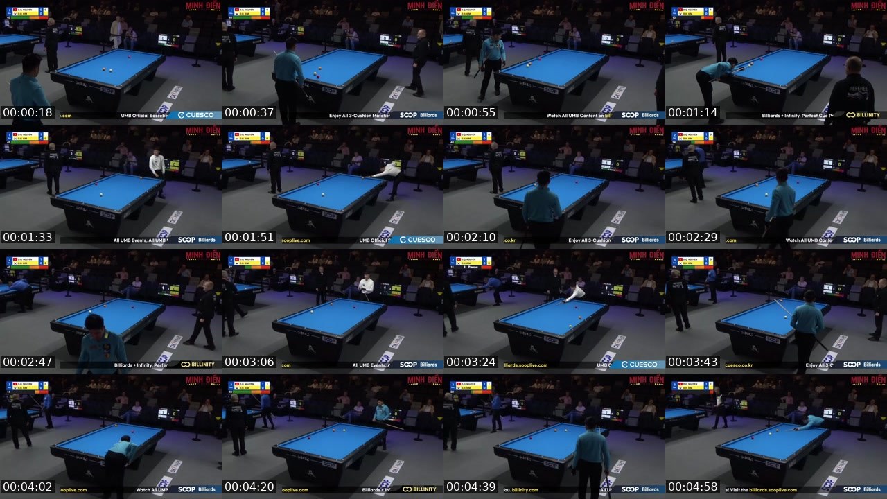 Contact-sheet preview of MinhDienvn's SOOP Live recording