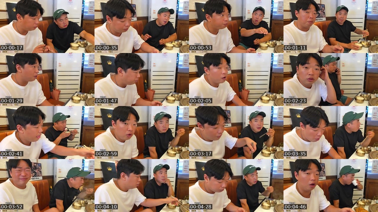 Contact-sheet preview of (-___-)갓쪼's SOOP Live recording