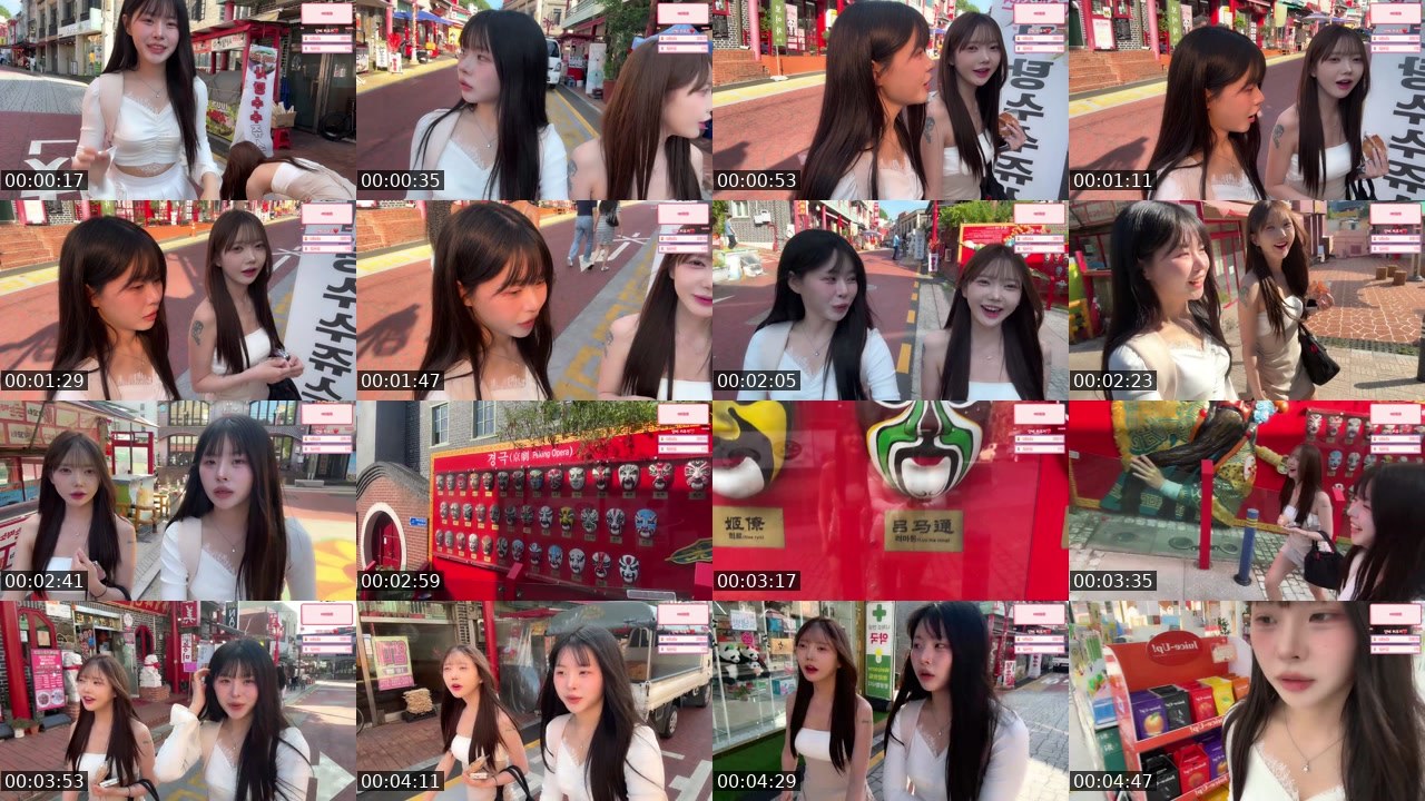 Contact-sheet preview of 단비야_'s SOOP Live recording