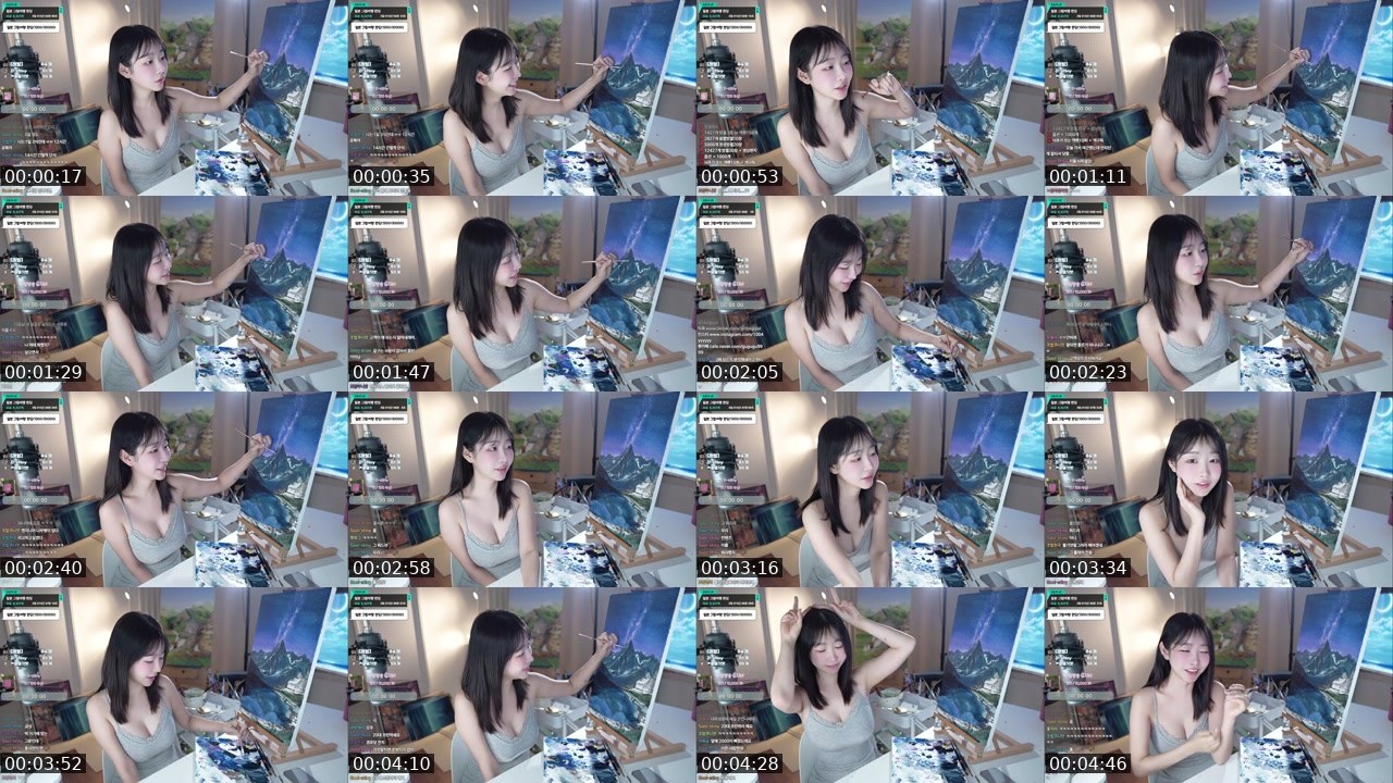 Contact-sheet preview of 둘기얏's SOOP Live recording
