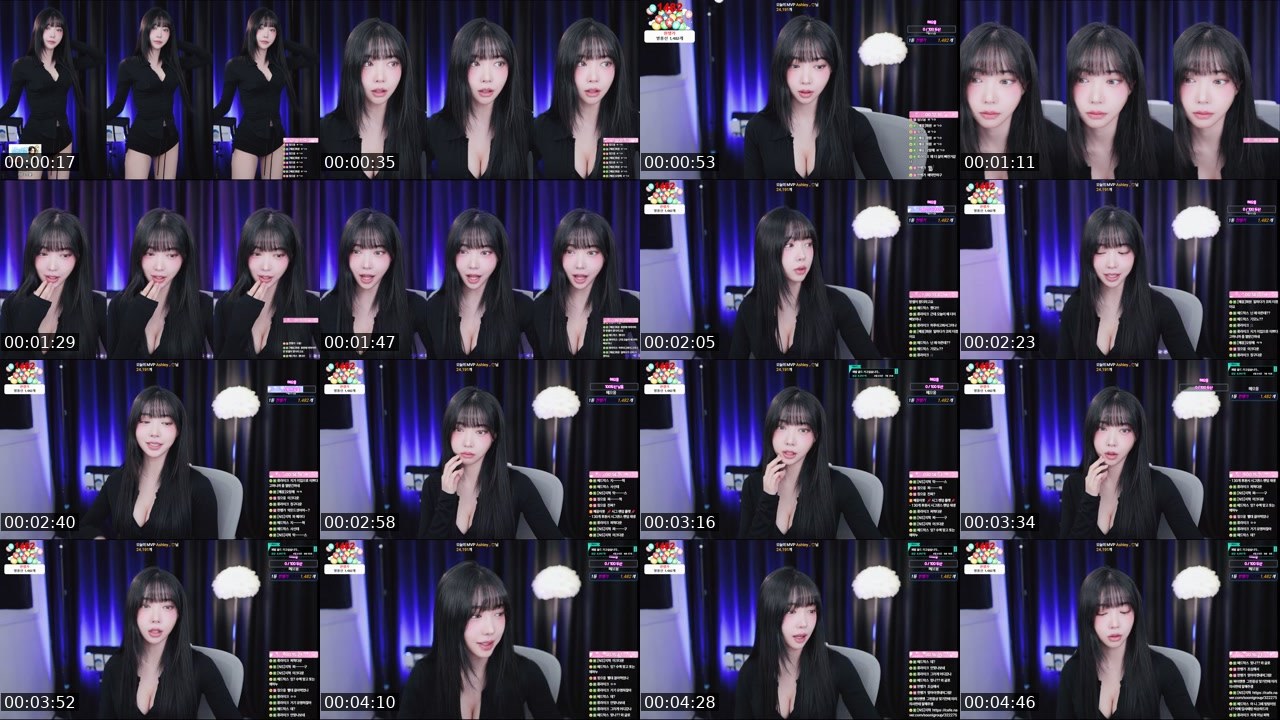 Contact-sheet preview of 혜응이_'s SOOP Live recording