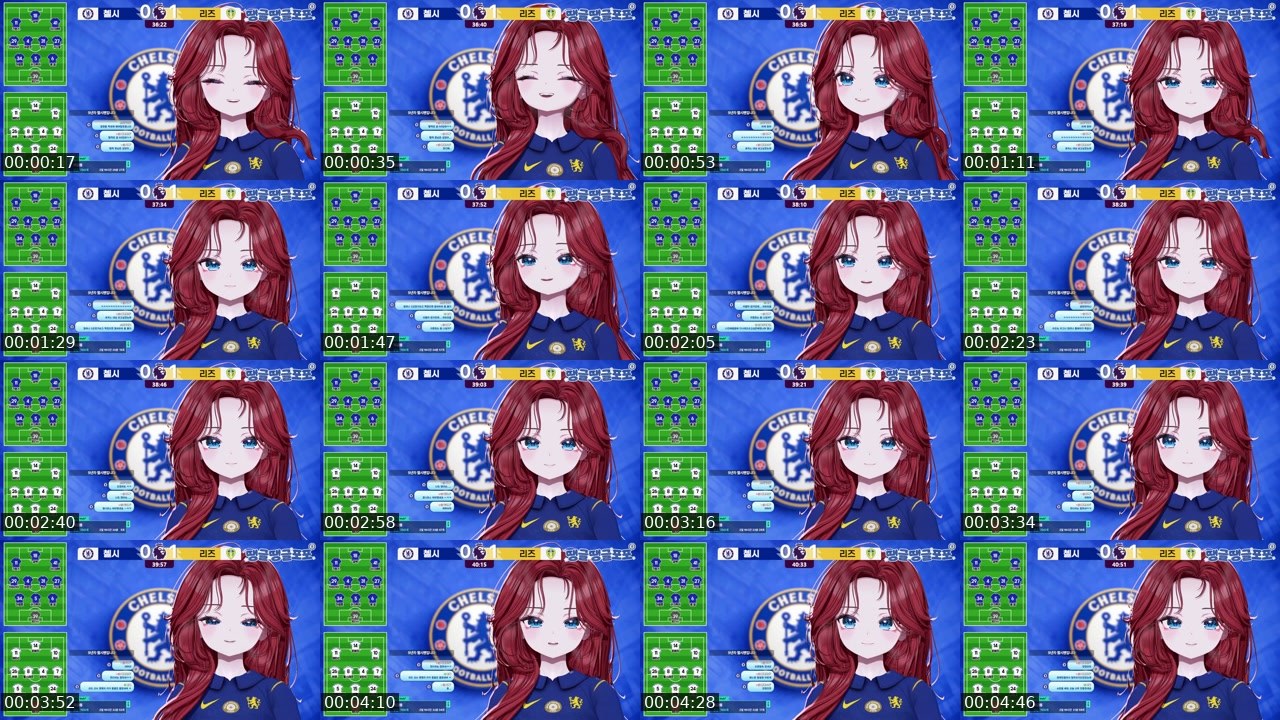 Contact-sheet preview of 땡글땡글포포's SOOP Live recording